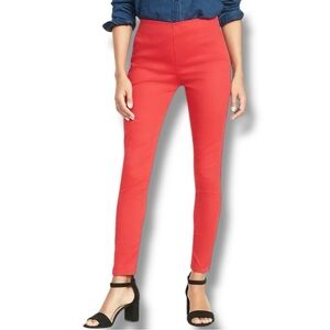 Old Navy WOW Slim Stretch Ankle Pant Side Zip Hollywood Waist Cotton-Spandex